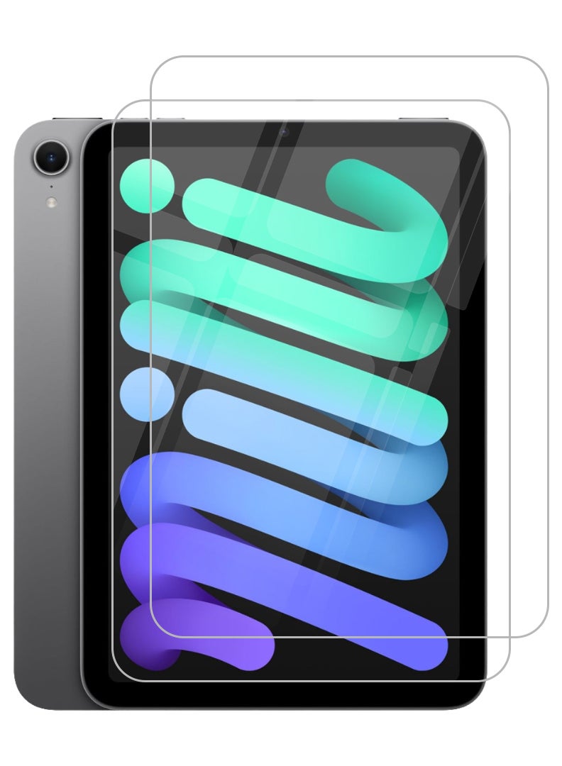 Theodor 2 Pack Screen Protector for iPad Mini 7th/ 6th Generation 8.3 Inch 2024/ 2021, 9H Hardness Tempered Glass, Bubble Free Easy Installation, Full Coverage And Anti Scratch Case Friendly - Image 1